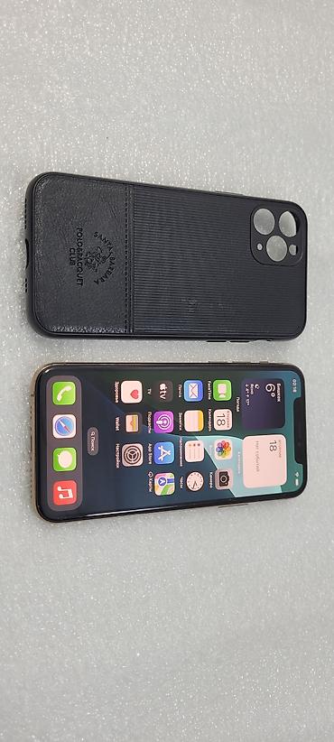Apple iPhone: IPhone 11 Pro, Б/у, 64 ГБ, Золотой, Чехол, 92 % — 10