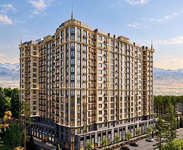 2 комнаты, 52 м², Аламедин-1 мкр Элитка, 6 этаж, ПСО (под самоотделку)