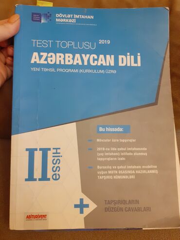 Kombi: Azərbaycan dili-Test toplusu 2 ci hissə