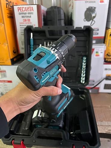 батерея: Аккумуляторная дрель‑шуруповёрт Makita 21V в комплекте с аксессуарами — 2