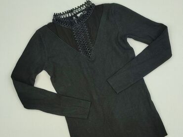 czarne bluzki z piórami: Women's blouse, size One size
