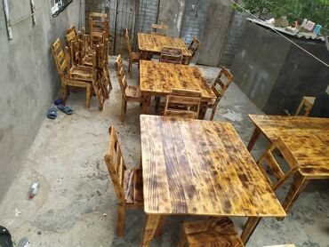 azərbaycan inzibati xəritəsi: Bağ evləri və restoran (kafelər ) üçün masa ve stullar. İstənilən