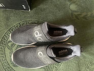шлепанцы адидас: Мужские кроссовки, 44, Adidas, Б/у, цвет - Серый — 3