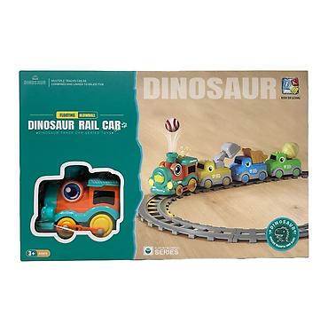 Игрушки: Магнитный поезд Игровой набор «Dinosaur Rail Car» — детская железная — 1