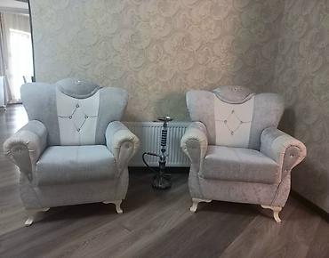 gül salonu: Mebel dəsti – 3 nəfərlik divan və 2 ədəd kreslo,Selieqelidir,yeniden — 4