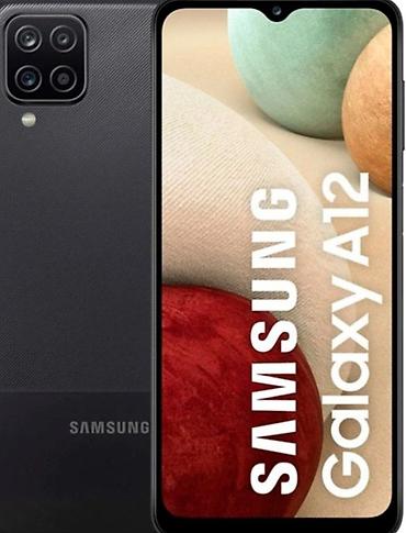 Samsung Galaxy A12, Б/у, 128 ГБ, цвет - Черный, 2 SIM