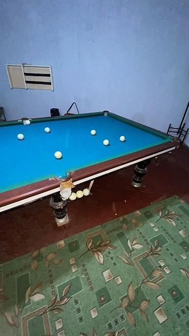 Бильярдные столы: Бильярдный стол ⭕️Продается срочно❗️❗️❗️ •Мраморный •10футов - — 1