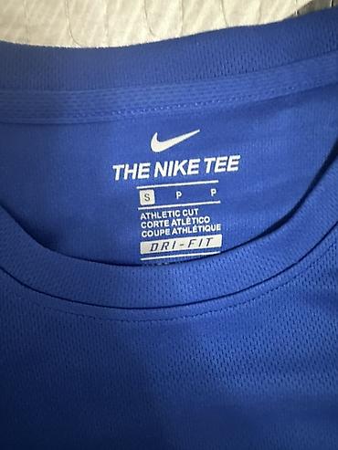 найк nike: Мужская футболка, S, Nike, Новый, цвет - Синий, Платная доставка, Самовывоз — 2