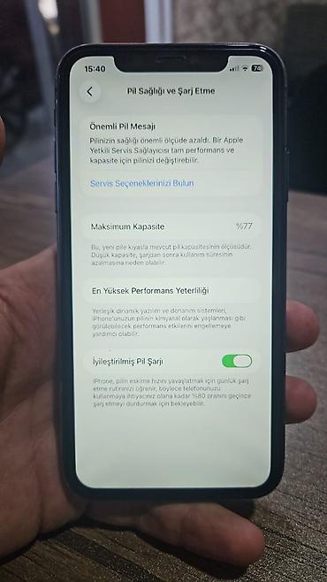 Apple iPhone: IPhone 11, 64 GB, Black Titanium, Barmaq izi, Face ID — 7