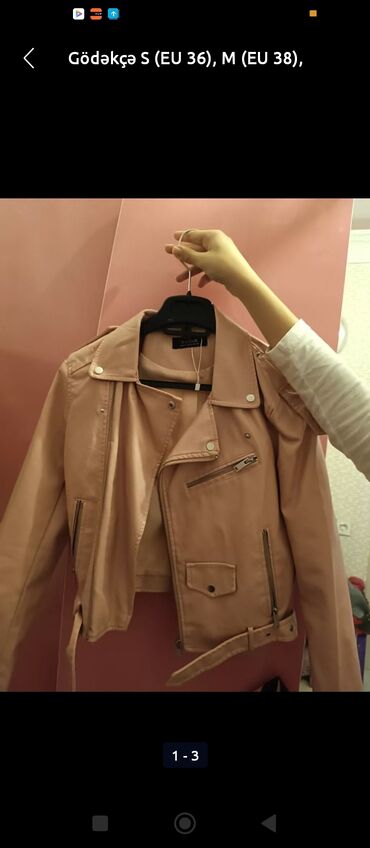 демисезонные куртки с капюшоном: Женская куртка 9Fashion Woman, S (EU 36), цвет - Розовый