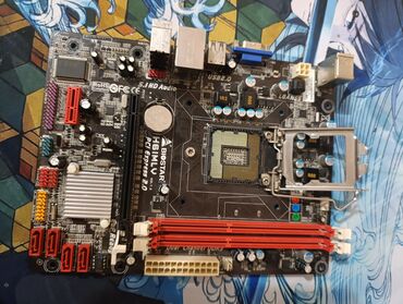 видеокарты pci express x8 3.0: Материнская плата, Б/у, Biostar, LGA1155, Micro-ATX, Для ПК