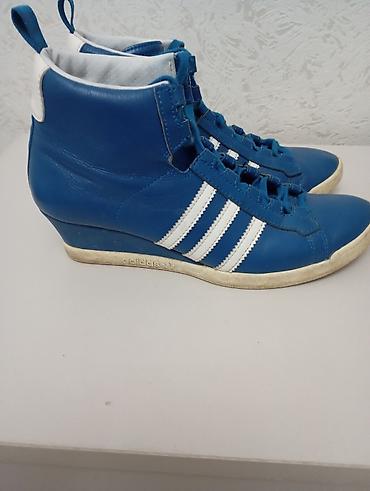 ред: Кроссовки, 36.5, 37, Adidas Originals, Б/у, цвет - Синий — 1