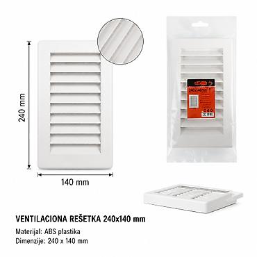 KMT Plastična pravougaona ventilaciona ploča 2389314 - Tip