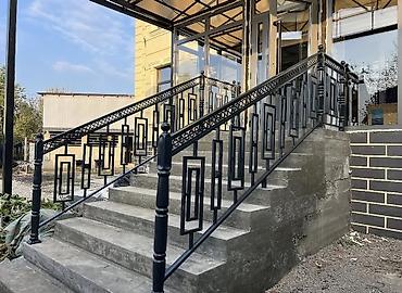 Изготовление перил: Изготовление перил Материал: Металл, Наружные, Бесплатный замер — 9