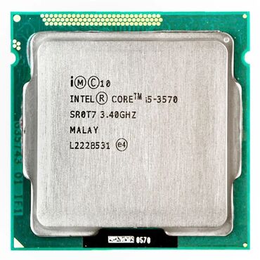 Prosessorlar: Prosessor Intel Core i5 3570, 3-4 GHz, 4 nüvə, İşlənmiş