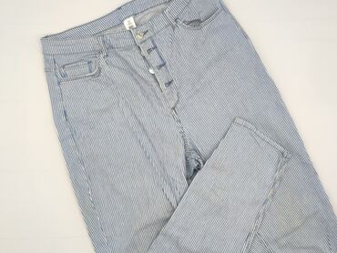 Women: Material trousers for women, H&M, size L (EU 40)