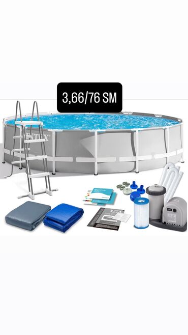 Hovuzlar: Yeni Karkas Hovuz Intex, ≥ 10.1 m, ≥ 5001 l — 9