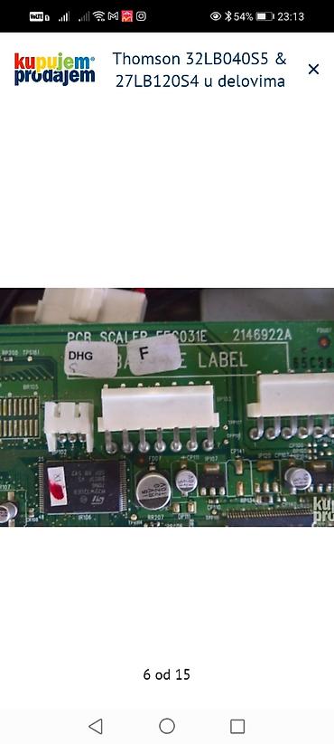 Aksesoari za TV i video: Thomson 32LB040S5 i 27LB120S4 – prodaja u delovima Dostupne — 7