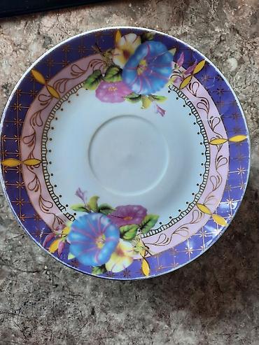 Наборы посуды: Посуда, фарфоровые тарелки СССР, размер 20×15 см, 11 шт — 10