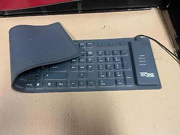 Tastature: Savitljiva silikonska USB tastatura – pune veličine sa numeričkim — 1