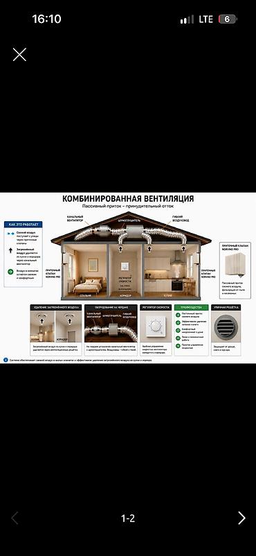 рекуператор воздуха: Комбинированная вентиляция для дома: пассивный приток — принудительный — 1