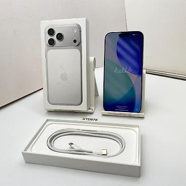 Mobil telefonlar: IPhone 17 Pro Max, 512 GB, Gümüşü, Face ID — 1