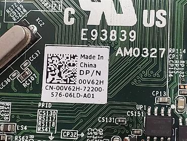 ana plata: Ana Platası Dell Optiplex 9020 sff (00V62H), İşlənmiş — 2