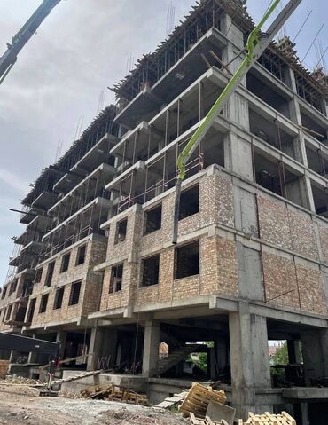 жк малина купить квартиру: 1 бөлмө, 45 кв. м, Элитка, 10 кабат, ПСО (өзү оңдоп түзөтүп бүтүү үчүн)