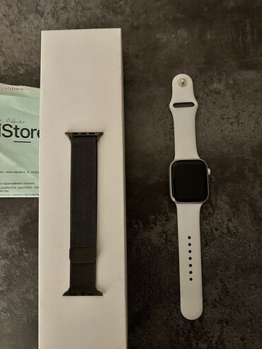 аксессуары для проекторов smart technologies: Apple Watch Series 8 45 мм Silver состояние отличное, как новое