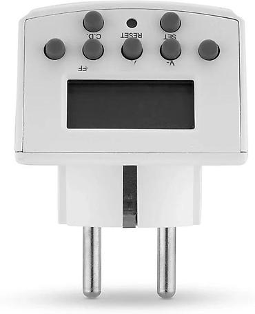 Utikači: Digitalni tajmer za utičnicu (Schuko) - Elektronski tajmer sa LCD — 4