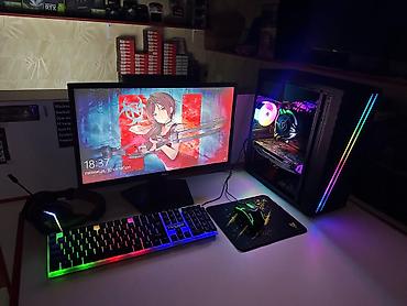 Masaüstü kompüterlər və iş stansiyaları: Gaming stolüstü kompüter komplekti Tərkibi: - Sistem bloku: şüşə — 19