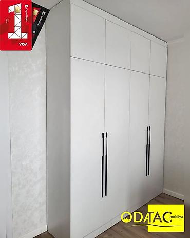 Düz dolab, Yataq otağı üçün, Qarderob, Açılan, Quraşdırıla bilən