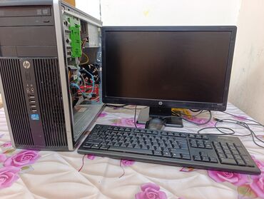 Masaüstü kompüterlər və iş stansiyaları: Personal kompyuter HP I5 3470 cpu monitor HP 2072a daxili kaloknka ile — 9