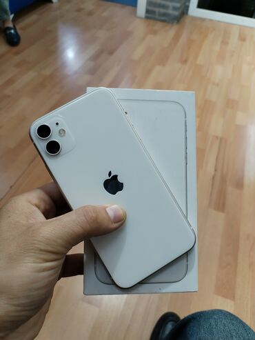 Apple iPhone: IPhone 11, 128 GB, White Titanium, Face ID