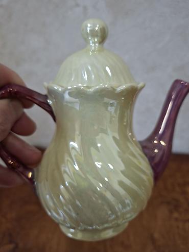 sous: Çay dəsti, rəng - Sarı, Keramika — 3