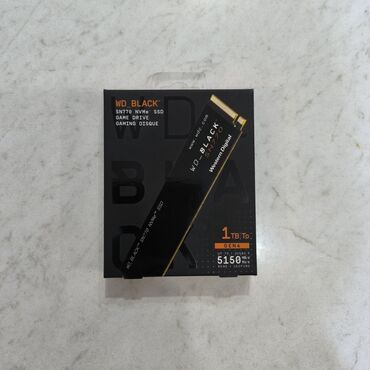 диск ps5: Маалымат алып жүрүүчү, Жаңы, Western Digital (WD), SSD, 1 ТБ