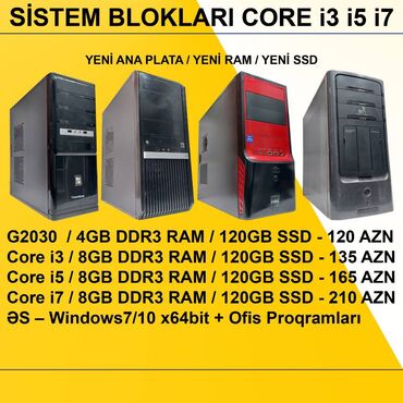pubg klaviatura: Sistem Blokları “G2030/CORE i3/CORE i5/CORE i7” ⭐G2030 / 4GB DDR3 RAM