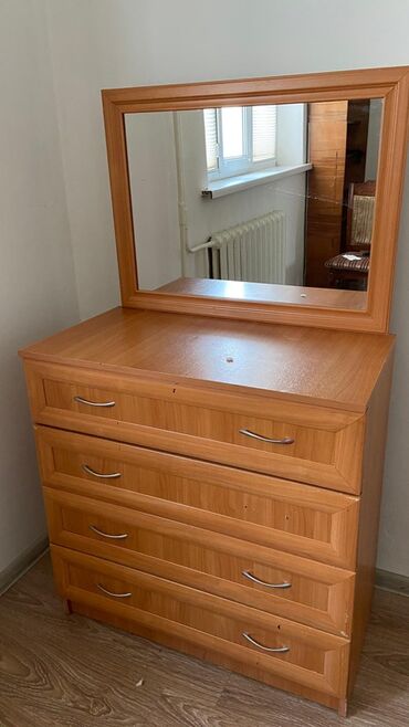 Комоды для одежды: Комод для одежды, С зеркалом, ЛДСП — 5