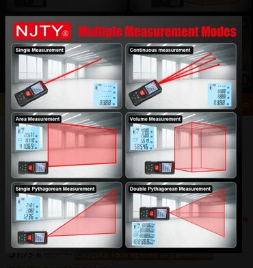 Məsafə ölçənlər, ruletkalar: Lazer məsafə ölçən — 11