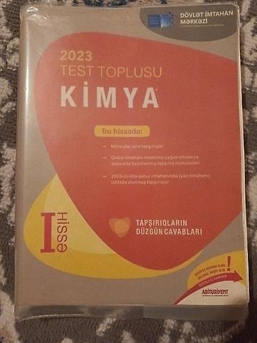 varli ata kasib ata: 2023-cü il nəşri olan DİM “Kimya Test Toplusu” kitabı, I hissə — 1