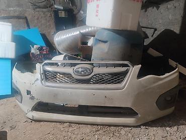 nardo grey: Передний бампер Subaru Impreza 4 2012 года с решёткой радиатора и — 1