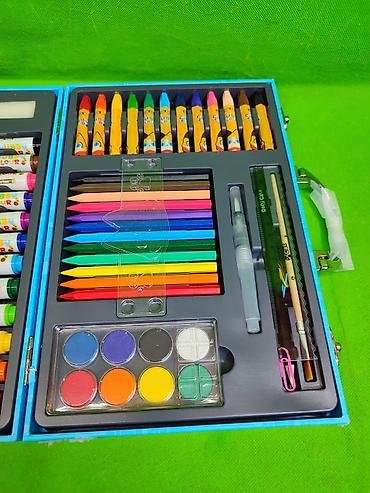 Игрушки: Рисование детский набор для творчества🖼️ Комплектация товара: 12 — 4