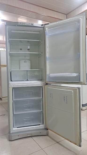 xaladelnik ev: Indesit iki qapılı soyuducu - Alt hissədə dondurucu, üst hissədə — 1