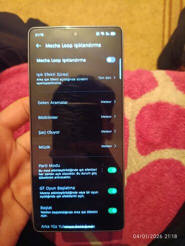 Infinix: Infinix GT 20 Pro, 256 GB, rəng - Gümüşü, Sensor — 9