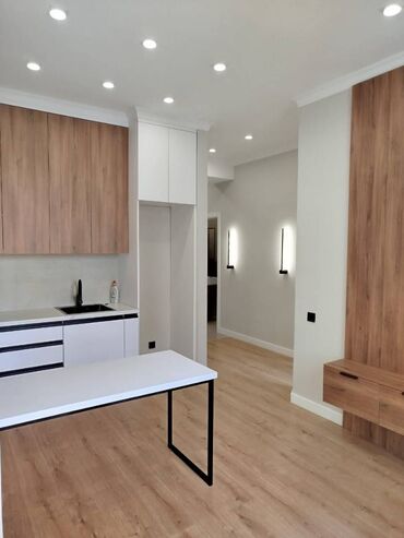 квартира бишкек кызыл аскер: 1 комната, 41 м², Элитка, 6 этаж, Дизайнерский ремонт