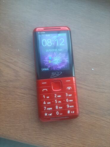 shure mikrofon: SQ S5310m mobil telefon - Rəng: qırmızı, parlaq korpus - Ekran