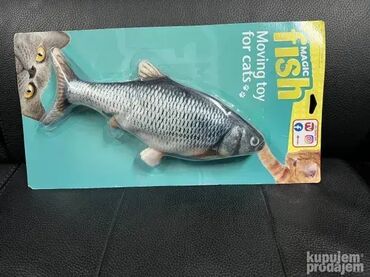 Oprema za kućne ljubimce: Pokretna Igračka za mačke Magic Fish; Potpuno NOVO, neotpakovano! — 2