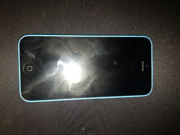 ремонт iphone: IPhone 5c, 16 ГБ, Синий, Битый
