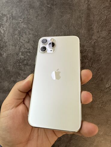 айфон 11 про телефон: IPhone 11 Pro, Б/у, 64 ГБ, White Titanium, 73 %