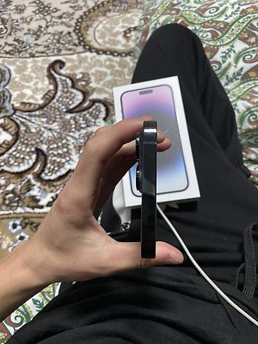 14 про махс: IPhone 14 Pro Max, 128 ГБ, цвет Space Black (чёрный). На iOS 18.5 — 5